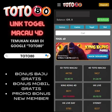 data keluaran macau 4d